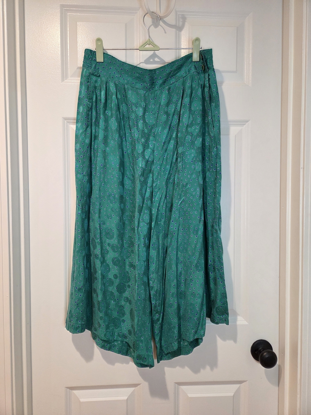 Green Printed Women's Culotte's